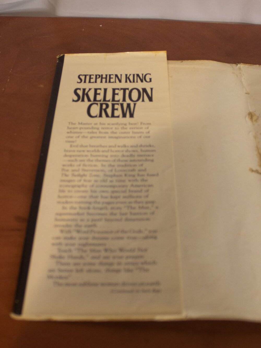 Skeleton Crew — Stephen King — 1985 Putnam First Edition Hardcover — DJ Damage - Picture 8 of 12